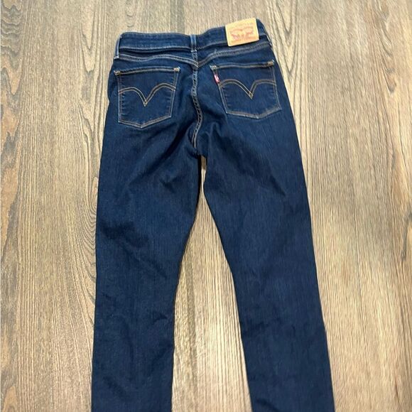Levi's Mid-Rise Skinny Jeans Dark Wash Size 4 - Picture 8 of 11